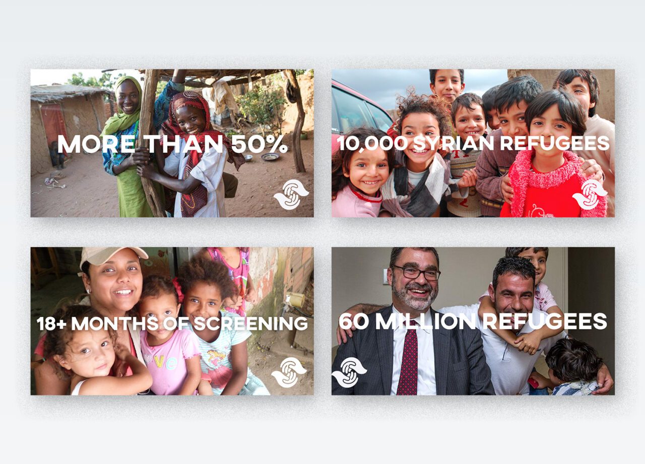 AdCouncil Embrace Refugees social banner