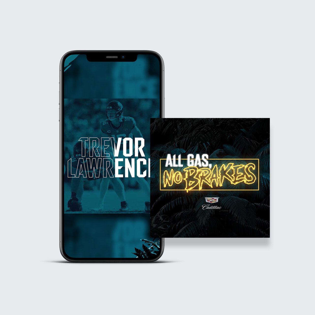 Screenshots of videos for the Jaguars Social Media