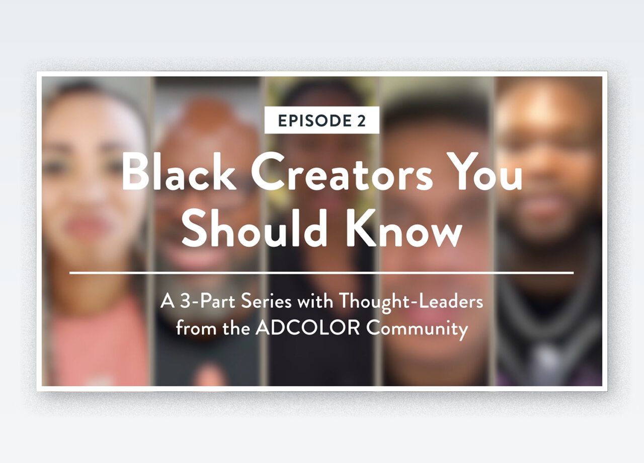 Screenshot of the second video of ADCOLOR Meta