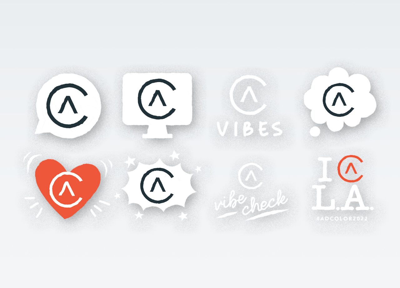 ADCOLOR Instagram animated stickers