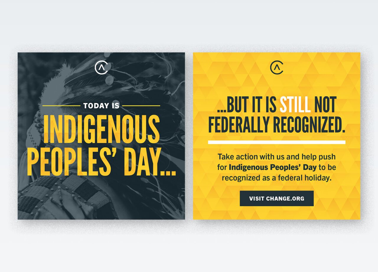 ADCOLOR social post for Indigenous Peoples' Day