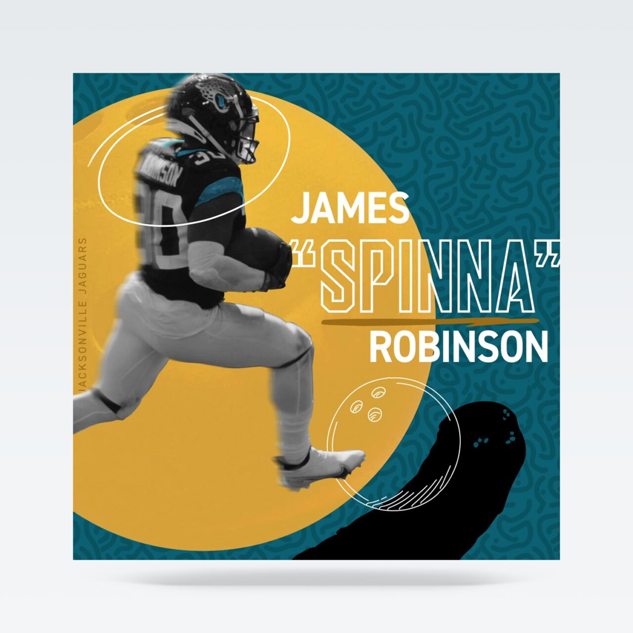 Highlight of James Robinson video for Jaguars Social Media