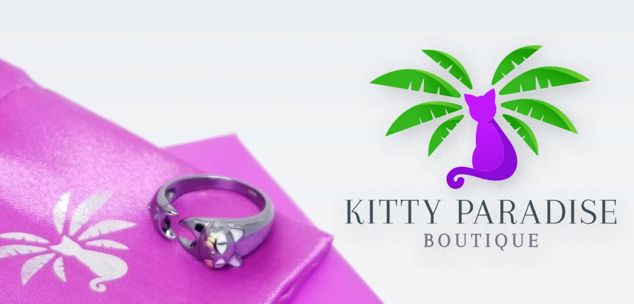 Kitty Paradise logo and ring